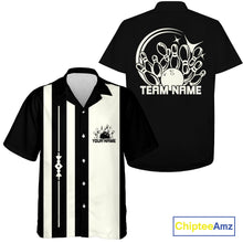 Load image into Gallery viewer, Custom Classic Vintage Bowling Team Shirts, 50S Retro Bowling Button Up ShirtIPHW10867