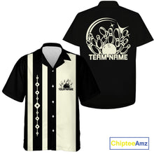 Load image into Gallery viewer, Custom Classic Vintage Bowling Team Shirts, 50S Retro Bowling Button Up ShirtIPHW10871