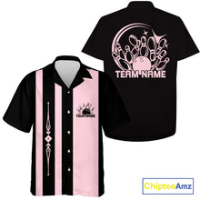 Load image into Gallery viewer, Custom Classic Vintage Bowling Team Shirts, 50S Retro Bowling Button Up ShirtIPHW10873