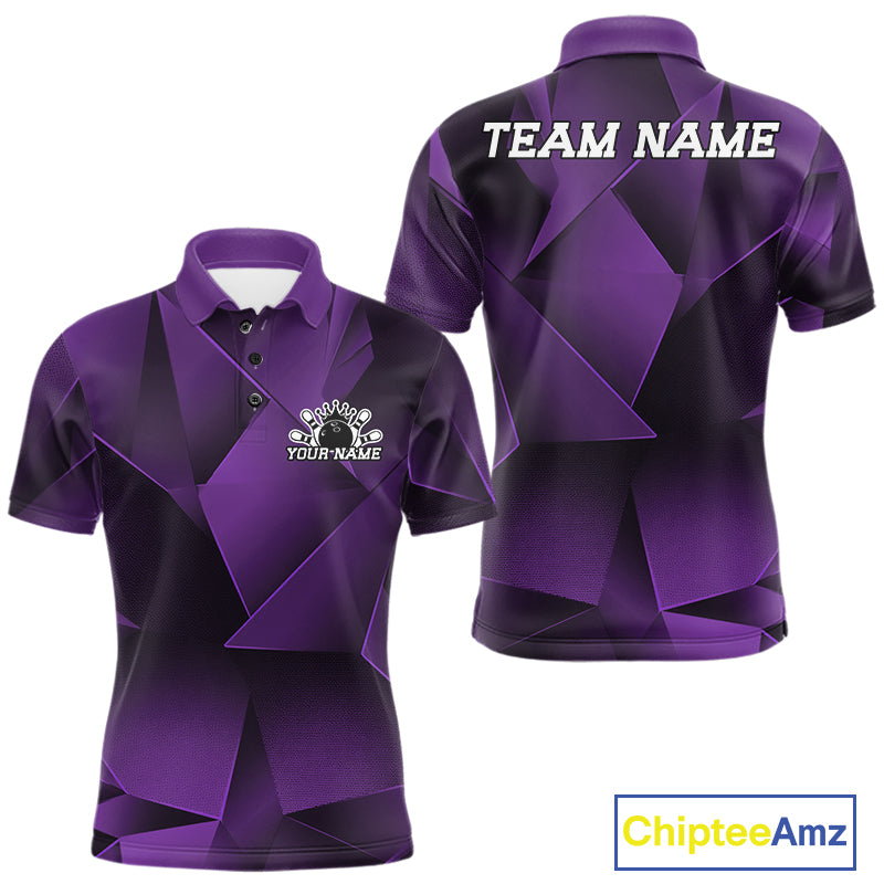 Purple and black sports jersey with customizable text on a white background