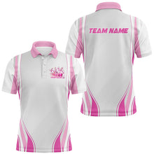 Load image into Gallery viewer, Pink Bowling Shirts For Men And Women, Custom Name Bowling Uniforms Bowling Jerseys IPHW6957