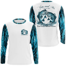 Load image into Gallery viewer, You And Me We Got This Personalized Valentine'S Day Matching His And Her Fishing Shirts | Blue Camo IPHW5792