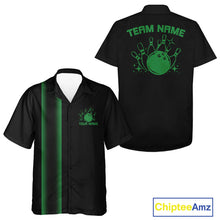 Load image into Gallery viewer, Custom Classic 50S Style Bowling Unisex Hawaiian Shirts, Vintage Bowling Team Outfit IPHW10065