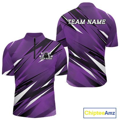 Purple sports jersey with black and white patterns, 'Team Name' text, and Chiptee Amz branding.
