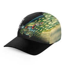Load image into Gallery viewer, Northern Pike fishing scale Custom Pike fishing hat Unisex Fishing Baseball Angler hat cap NQS9764