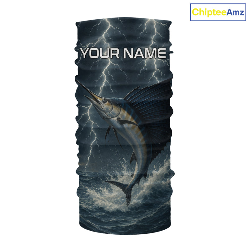 Sailfish fishing Lightning thunder Custom UV protection Sailfish fishing long sleeve shirt jerseys NQS10036