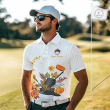Load image into Gallery viewer, Autumn golf ball clubs Men's polo golf shirts Custom Thanksgiving team golf jerseys NQS10806