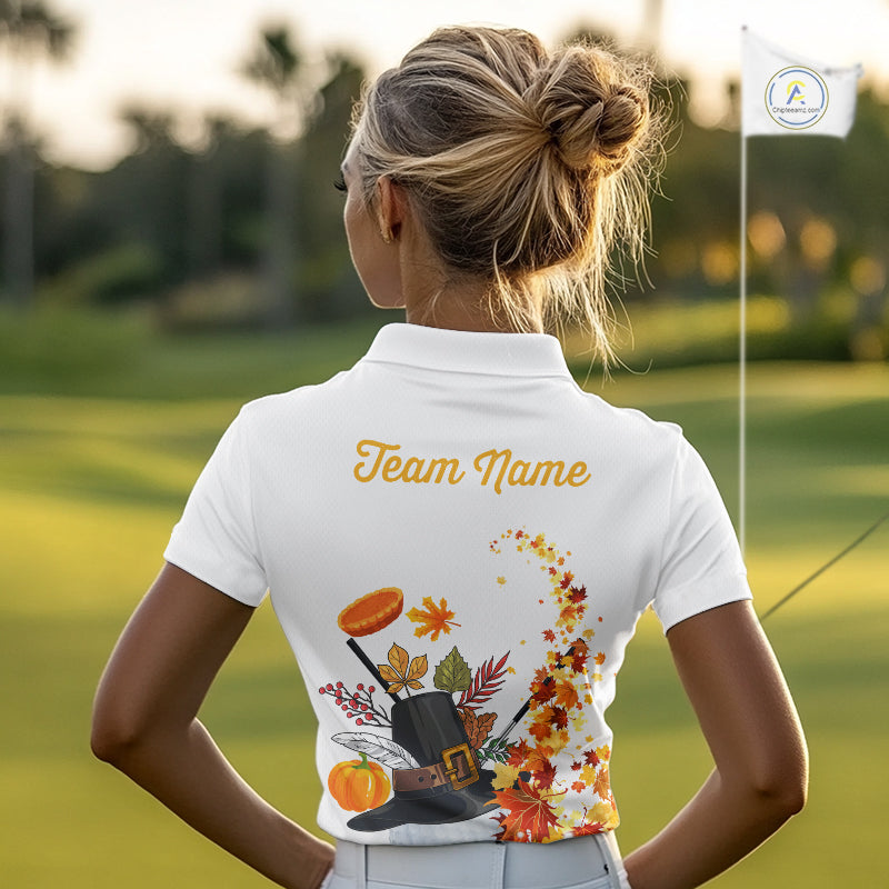 Autumn golf ball clubs Women's polo golf shirts Custom Thanksgiving team golf jerseys NQS10806