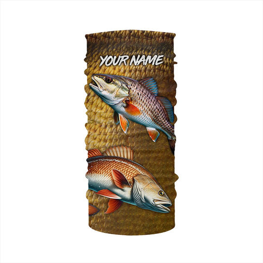 Redfish fishing scales Custom Name long sleeve Fishing Shirts, personalized red drum fishing jerseys NQS5266