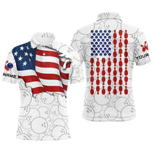 Load image into Gallery viewer, Custom bowling shirt for men – personalized team jersey front view
