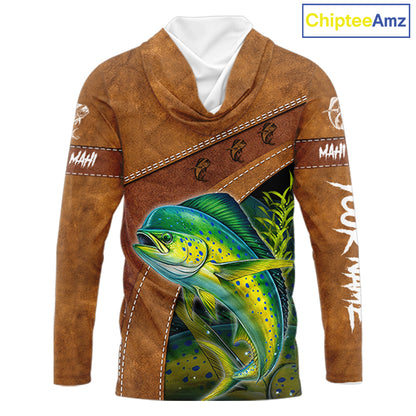Mahi Mahi fishing UV protection custom name fishing shirts, performance shirts for men, women, kid NQS11459