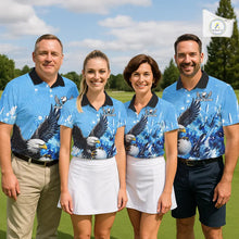 Load image into Gallery viewer, Blue Eagle Women's Golf Polo Shirts Custom Team Ladies Golf Outfit, Gift For Golf Lovers NQS11340