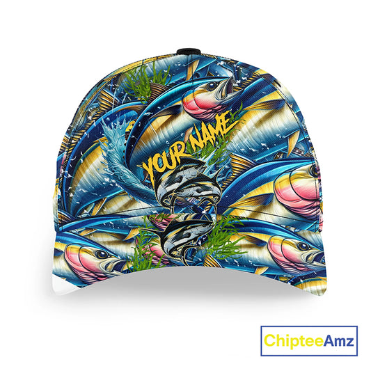 Tuna fishing scales Custom fishing hat Unisex Fishing Baseball Angler hat cap NQS11361