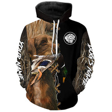 Load image into Gallery viewer, Pudelpointer Hunting Dog Custom Name Hoodie Shirt for Hunter FSD4691