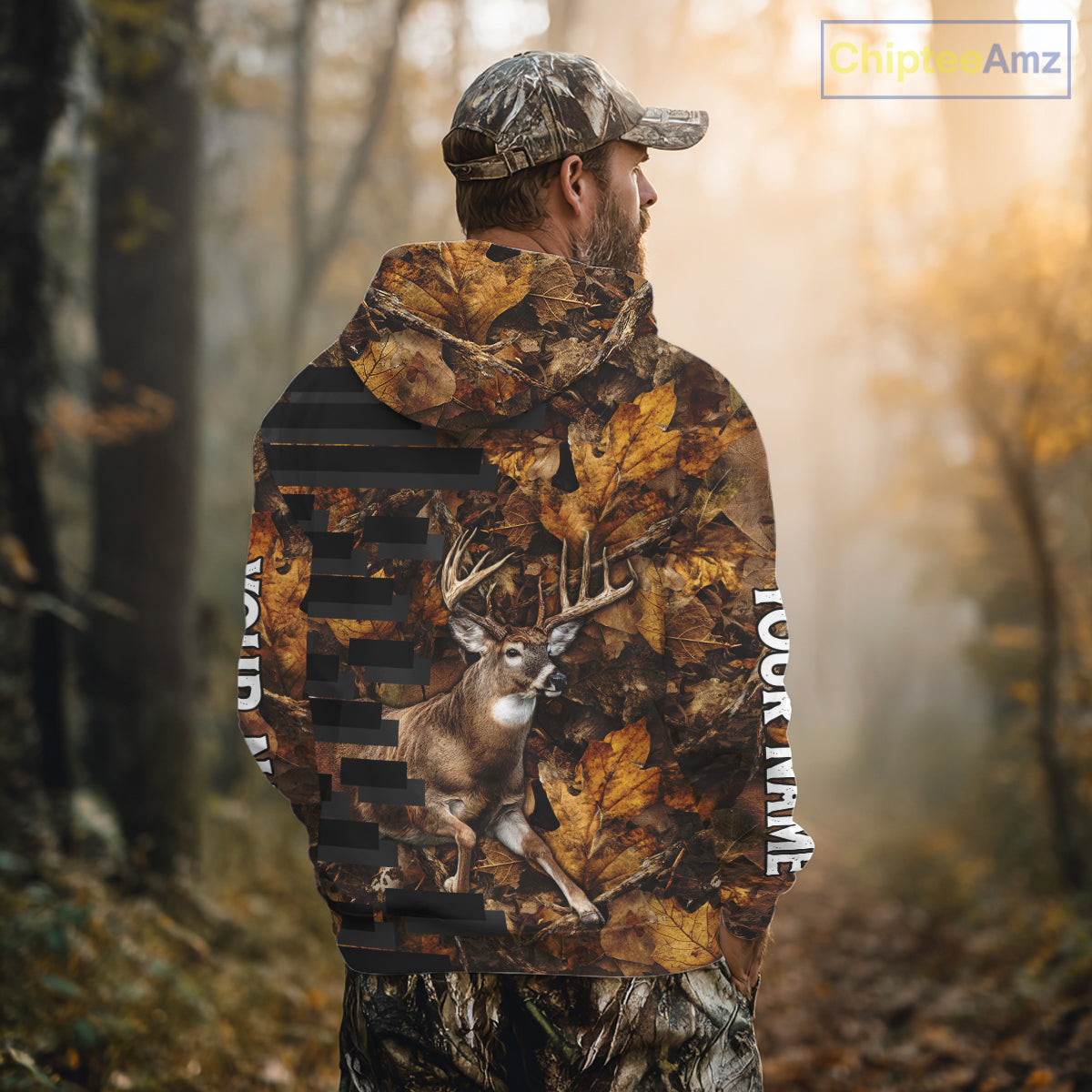 Deer Buck Hunting 3D All Over Printed Hoodie, Sweatshirt Hunting for Deer Hunter NHT353