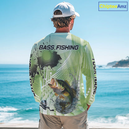 Largemouth Bass Fishing Shirts Long Sleeve, Personalized Fishing Gift NHT379