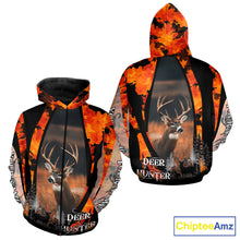 Load image into Gallery viewer, Beautiful Deer Hunting Shirt Orange Camo Custom Name Hunting Clothes For Deer Hunters NHT79
