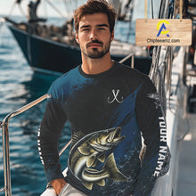 Load image into Gallery viewer, Custom Walleye Fishing Jersey Personalized Long Sleeve Shirt For Men 