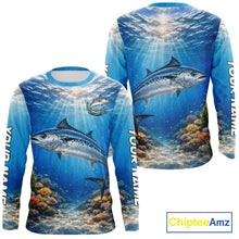 Load image into Gallery viewer, Personalized Offshore Fishing Jerseys, King Mackerel Fishing Shirts Long Sleeve For Men NHT823