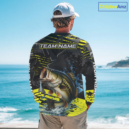 Personalized Largemouth Bass Fishing Jerseys For Fishing Team, Fishing Gift For Men NHT520