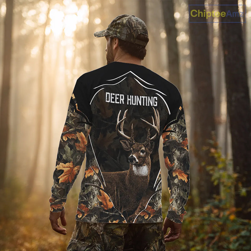 Deer Hunting Custom Name Camouflage Hunting Clothes, Deer Hunting Outfit NHT304