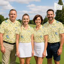 Load image into Gallery viewer, Funny Yellow Labrador Golf Polo Shirt For Team, Men’S Polo Shirt For Golf Lovers NHT564