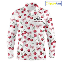 Load image into Gallery viewer, Funny Golf Polo Shirt For Mens Cherry Pattern Summer Sport Top For Team NHT881