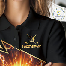 Load image into Gallery viewer, Funny Golf Ball Womens Golf Polo Shirts Custom Golf And Beer Golf Apparel For Golfer NHT899