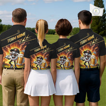 Load image into Gallery viewer, Funny Golf Ball Mens Golf Polo Shirts Custom Golf And Beer Golf Apparel For Golfer NHT899