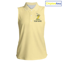 Load image into Gallery viewer, Funny Banana Womens Sleeveless Golf Polo Shirt, Custom Golf Polo For Women, Golf Apparel Gift For Golf Lovers NHT905