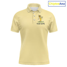 Load image into Gallery viewer, Funny Banana Mens Golf Polo Shirt, Custom Golf Polo For Men, Golf Jersey For Golf Lovers NHT906