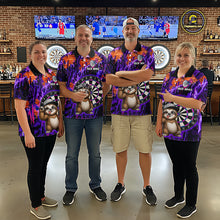 Load image into Gallery viewer, Funny Sloth Dartboard Jersey For Men Dart Team Shirts Dart League Polo &amp; 1/4 Zip NHT1136