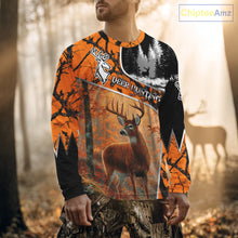 Load image into Gallery viewer, Beautiful Deer hunting Orange Camouflage custom Name Full printing Shirts Gifts For Men NHT39