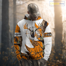 Load image into Gallery viewer, Custom Deer Skull Hunting Shirt 3D All Over Print Camo &amp; Personalized Name, Gifts for Hunter NHT31