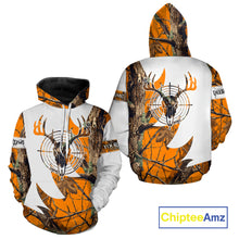 Load image into Gallery viewer, Custom Deer Skull Hunting Shirt 3D All Over Print Camo &amp; Personalized Name, Gifts for Hunter NHT31