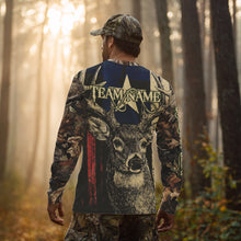 Load image into Gallery viewer, Deer hunting Shirt 3D All Over Print With Texas Flag &amp; Forest Camo Best Gift For Hunter NHT30