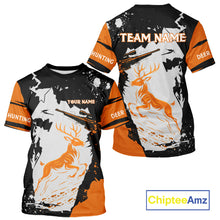 Load image into Gallery viewer, Best Deer Hunting Clothes Custom Name Hunting Shirt For Men | 3D Full Print Hunting Clothes NHT59
