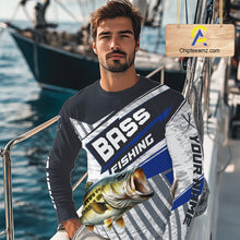 Load image into Gallery viewer, Personalized Bass Fishing Jerseys For Fishing Team, Largemouth Bass Fishing Shirts Long Sleeve NHT918