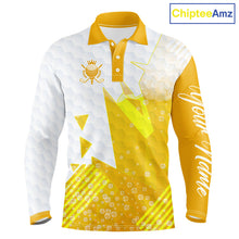 Load image into Gallery viewer, Personalized Golf Shirt Beer Style – Custom Name Polo, Gift For Dad, Golfer Gift Idea NHT672