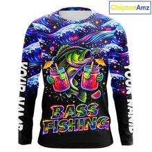 Load image into Gallery viewer, Bass Fishing Shirts Long Sleeve - Neon Bass Shirt, Funny Fishing Gift For Fishermen NHT535