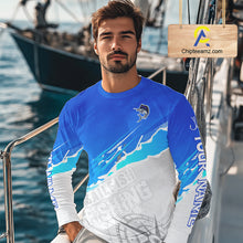 Load image into Gallery viewer, Sailfish Fishing Custom Fishing Shirts Long Sleeve For Men, Sailfish Saltwater Fishing Shirt NHT644