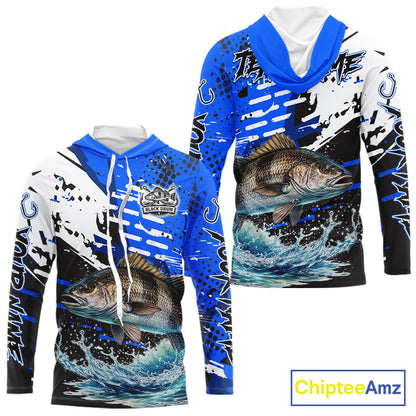 Personalized Black Drum Fishing Jerseys For Fishing Team, Tournament Fishing Shirts NHT448