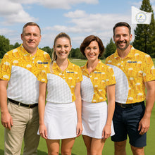 Load image into Gallery viewer, Mens Golf Polo Shirts Custom Beer Pattern, Funny Beer Pattern Golf Team Shirt NBT598