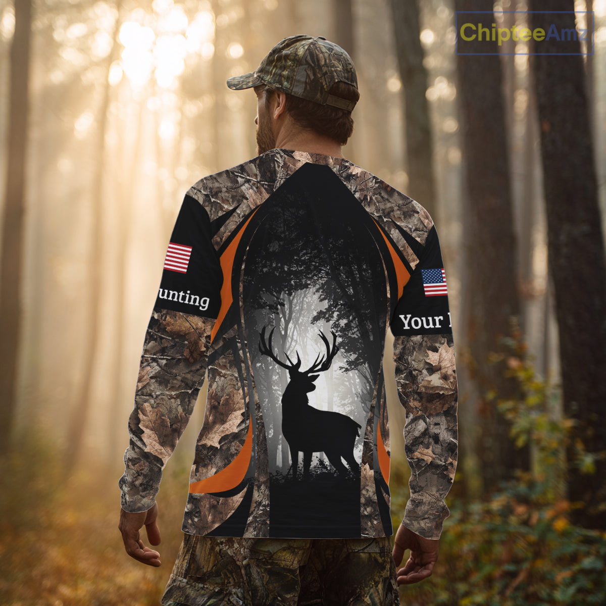 Deer Hunting Fall Forest Camo 3D All Over Printed Shirts, Deer Hunting Season NBT233