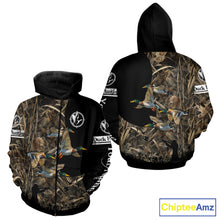 Load image into Gallery viewer, Mallard Duck Custom Camo 3D Hunting Shirts Best Hunting Clothes For Duck Hunting Season NBT264