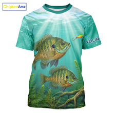 Load image into Gallery viewer, Custom Bluegill Fishing Jerseys, Bluegill Tournament Fishing T-Shirt For Team NBT860
