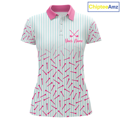 front view of matching best friends golf polo shirt custom name best friend gift