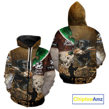 Load image into Gallery viewer, Duck Hunting with Dog Black Labs 3D All Over Printing Shirts for Men, Gifts for Duck Hunters NBT45