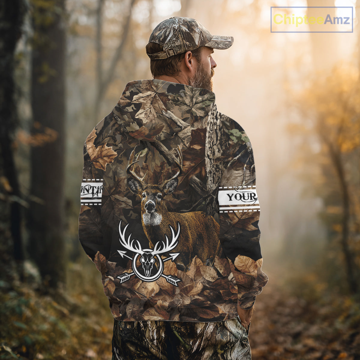 Deer Hunting Custom Name Camouflage Hunting Clothing, Deer Hunting Shirt, Hunting Gifts NBT289