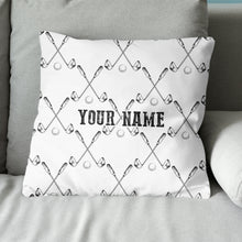 Load image into Gallery viewer, Golf Clubs And Balls Vintage Custom Golf Pillow Personalized Golf Gifts LDT1139